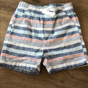 Toddler boy ‘linen’ look shorts